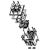 Legrand - Wiremold WMFB2DRKS4B WMFB Series™ Dual-Gang Floor Box Assembly